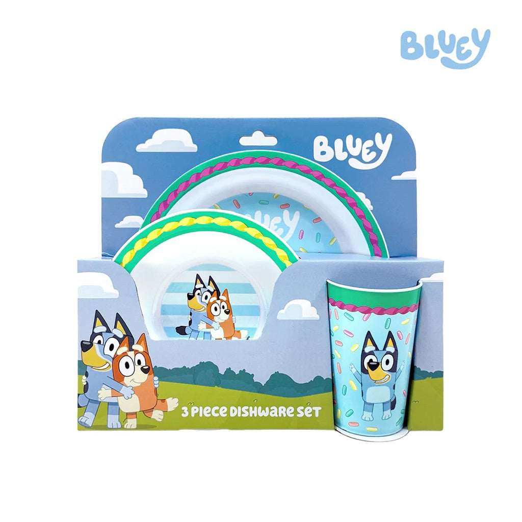 Totsafe Bluey 3-pc Dishware Set - Adventure Gear