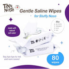 Tiny Nose Saline Wet Wipes Unscented (20's, 50's, 80's)