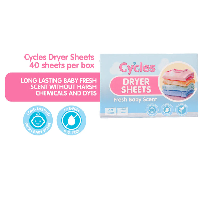 New Cycles Dryer Sheets