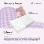Autumnz Memory Foam Toddler Pillow with Tencel Cover
