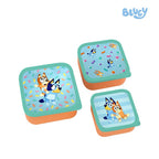 NEW DESIGN Totsafe Bluey 3-pc Snack Box Set