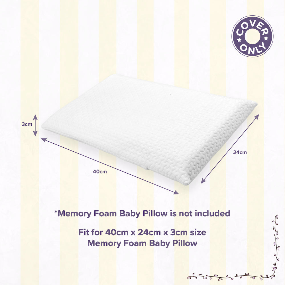 Autumnz TENCEL Cover for Memory Foam Toddler Pillow