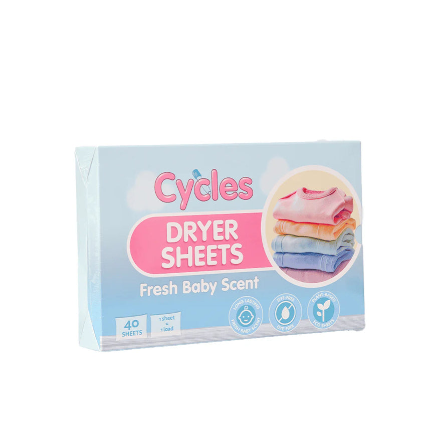 New Cycles Dryer Sheets
