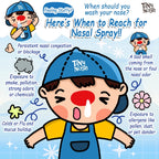 Tiny Nose Salinex Mist Baby Nasal Spray Cocomelon Edition