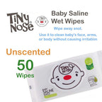 Tiny Nose Saline Wet Wipes Unscented (20's, 50's, 80's)