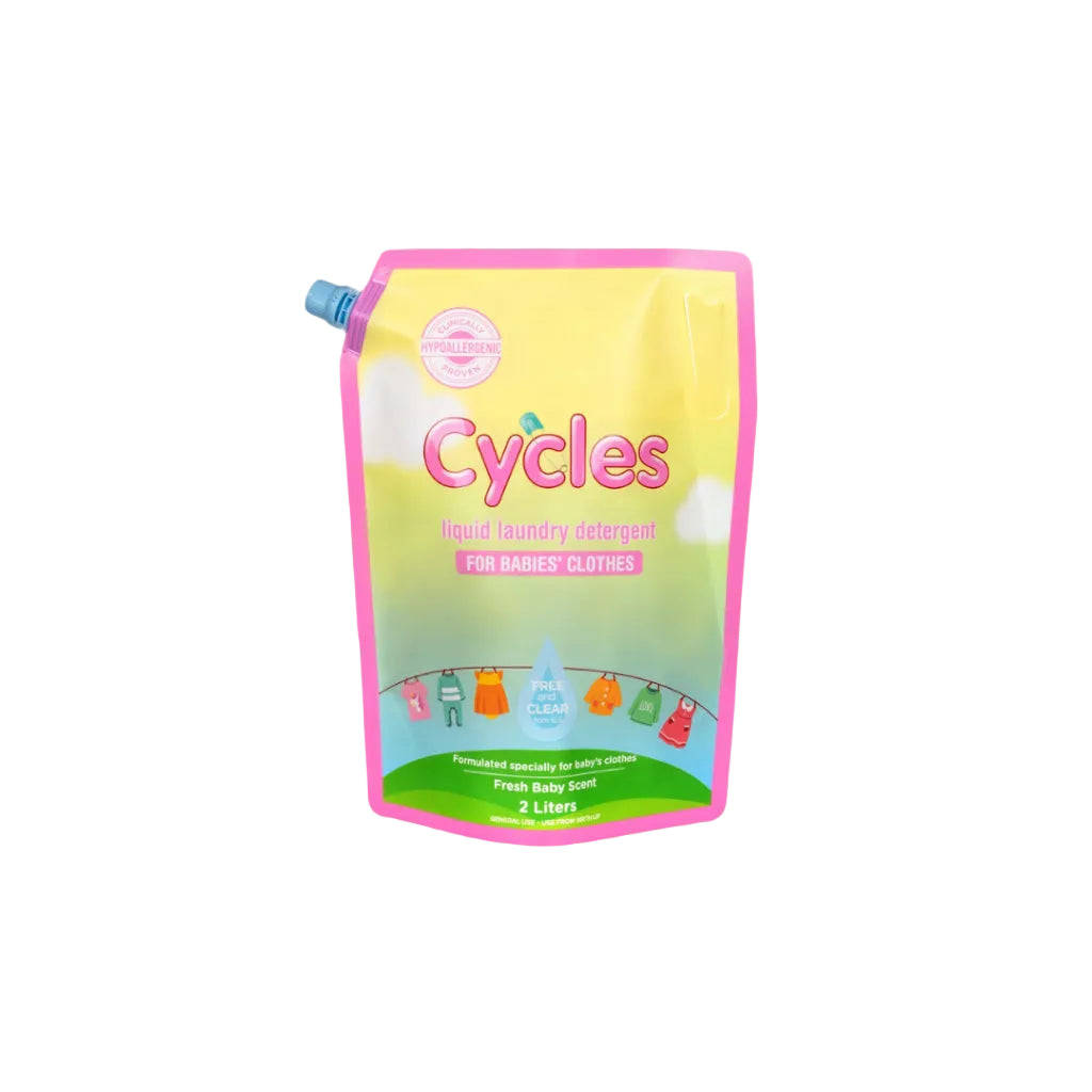 Cycles Mild Laundry Baby Liquid Detergent 2 Liters