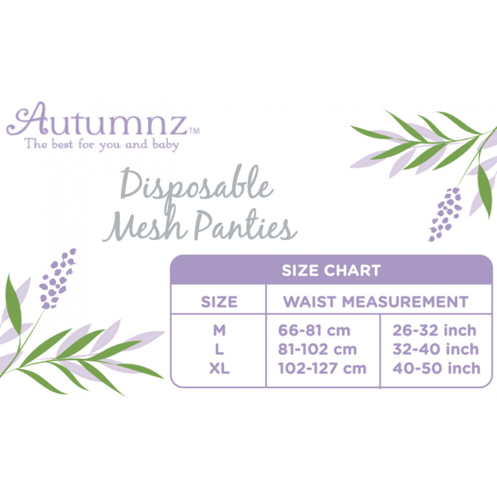 Autumnz - Disposable Mesh Panties (5pcs/pack) *M / L / XL