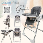 Snug Lab Siesta Swing High Chair (Auto Swing and with Music)