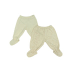 St. Patrick New Collection Bear and Chick Scribbles Organic Footie Pajamas (2's)